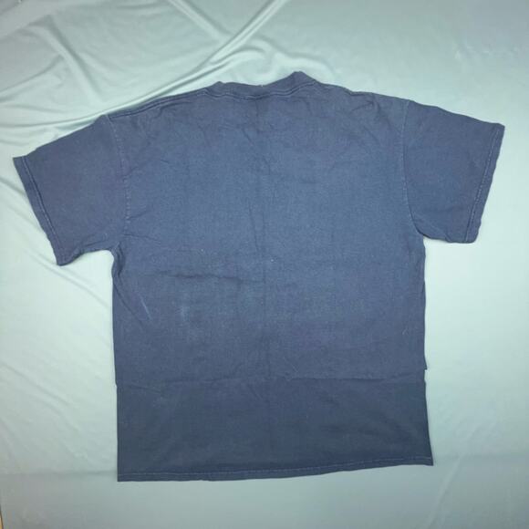 Vintage Miami Dolphins Tee Logo Athletic Blue Large 90s NFL Shirt - Picture 2 of 5